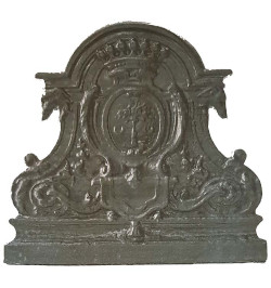 Plaque décorée de cheminée